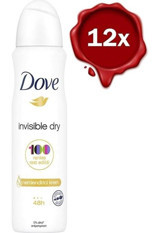 Dove Invisible Dry Sprey Kadın Deodorant 12x150 ml