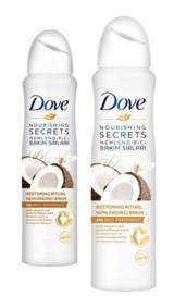 Dove Nourishing Screts Sprey Kadın Deodorant 2x150 ml