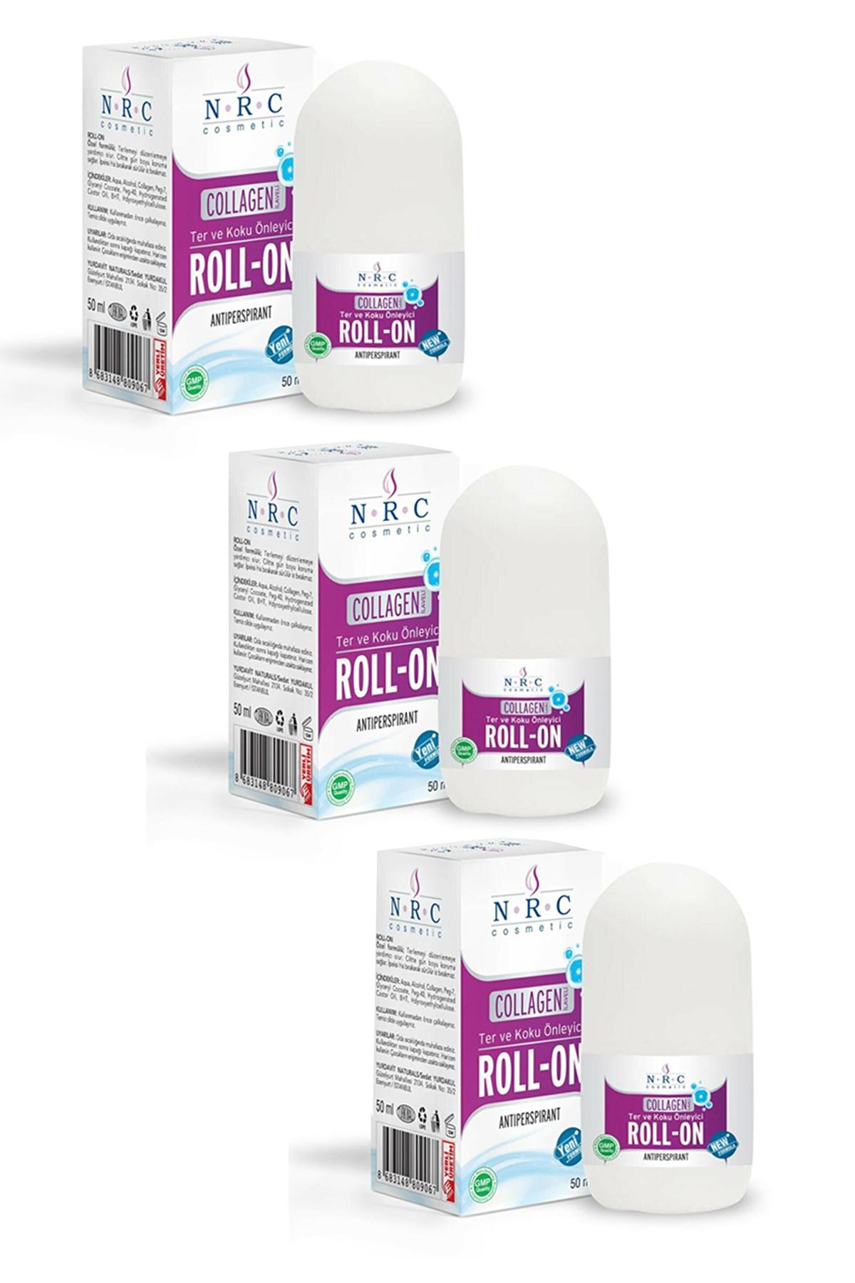 Nrc Collagen Antiperspirant Roll-On Unisex Deodorant 3x50 ml