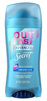Secret Out Last Antiperspirant Stick Unisex Deodorant 76 gr