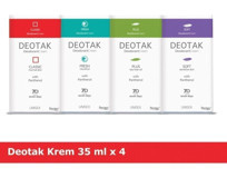 Deotak Karma Krem Unisex Deodorant 4x35 ml