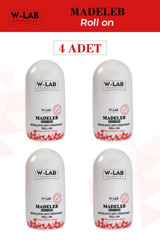 W-Lab Kozmetik Madeleb Roll-On Kadın Deodorant 4x50 ml