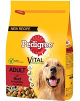 Pedigree Kümes Hayvanlı Tüm Irklar Yetişkin Kuru Köpek Maması 2.6 kg