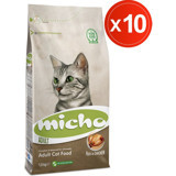 Micho Hamsi Pirinç Tavuklu Yetişkin Kuru Kedi Maması 10x1.5 kg