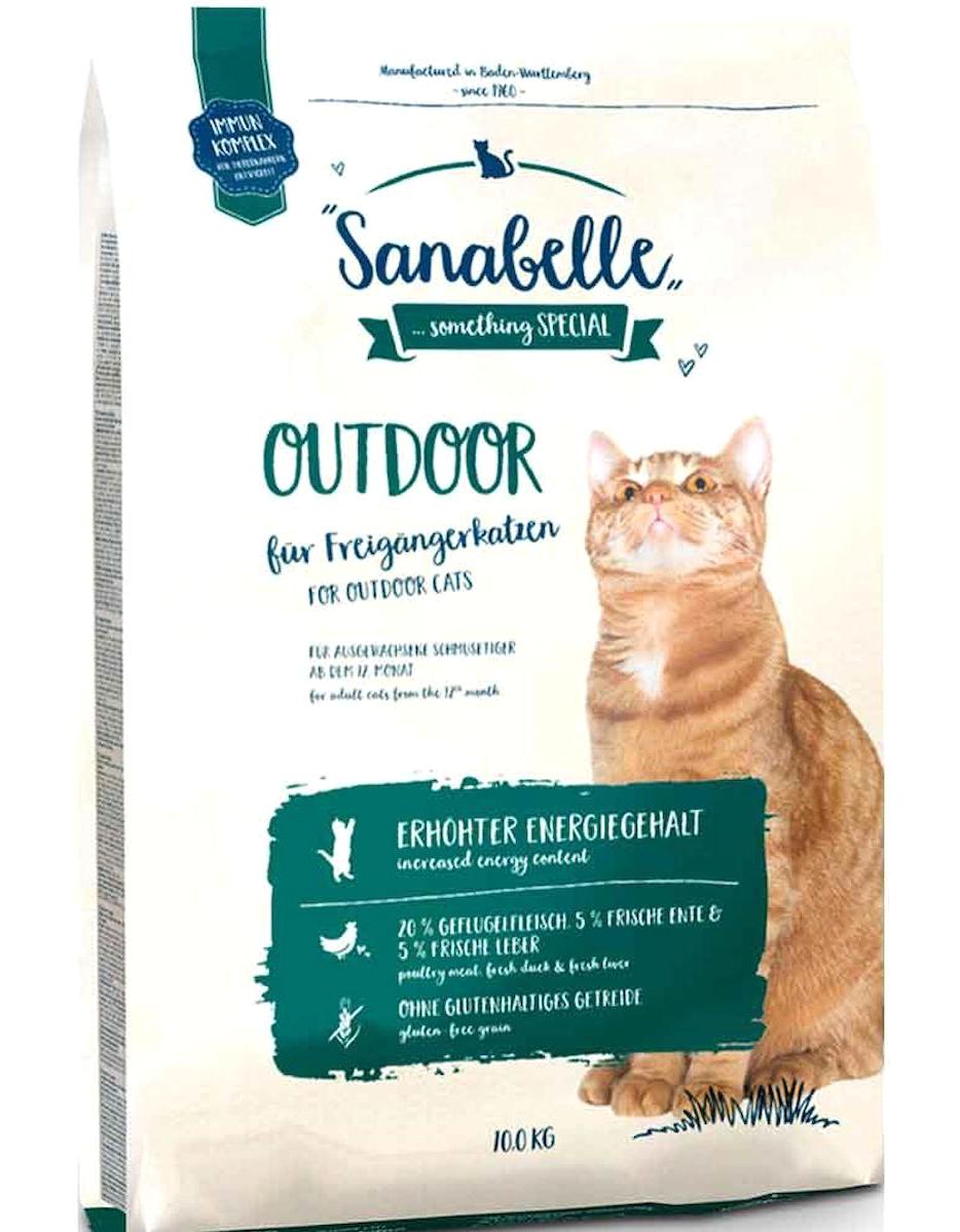 Sanabelle Outdoor Kümes Hayvanlı Yetişkin Kuru Kedi Maması 10 kg