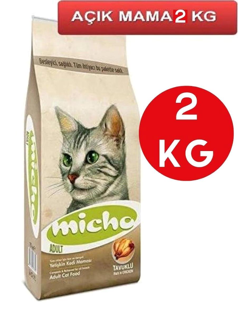 Micho Hamsi Pirinç Tavuklu Yetişkin Kuru Kedi Maması 2 kg