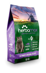 Herbamax Sterilised Somonlu Yetişkin Kuru Kedi Maması 10 kg