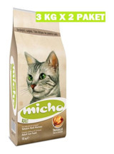 Micho Tavuklu Yetişkin Kuru Kedi Maması 2x3 kg