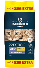 Pro Nutrition Sterilised Tavuklu Yetişkin Kuru Kedi Maması 12 kg