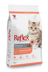 Reflex High Quality Pirinç Tavuklu Yavru Kuru Kedi Maması 2x2 kg