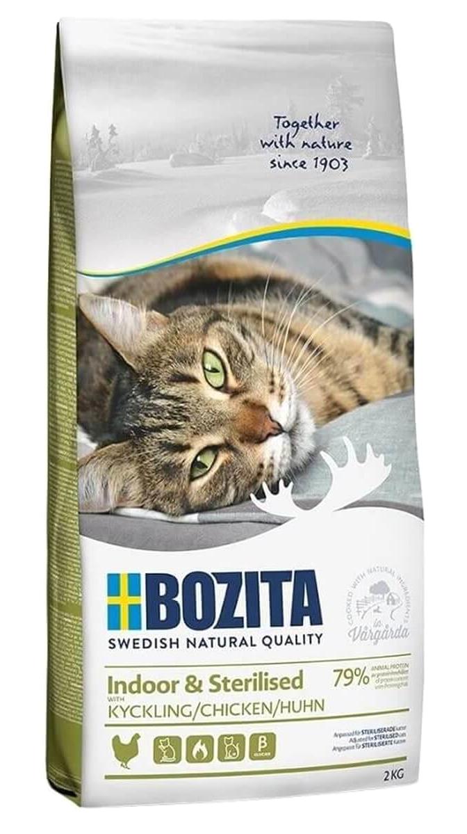Bozita Indoor&Sterilised Geyik Etli Yetişkin Kuru Kedi Maması 2 kg