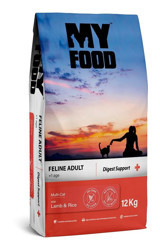 My Food Feline Adult Kuzu Pirinç Aromalı Yetişkin Kuru Kedi Maması 12 kg