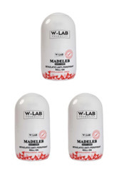 W-Lab Madeleb Antiperspirant Roll-On Unisex Deodorant 3x50 ml