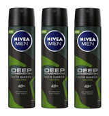 Nivea Deep Dimension Amazonia Sprey Erkek Deodorant 3x150 ml