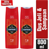 Old Spice Captain 2 in 1 Şampuan 400 ml