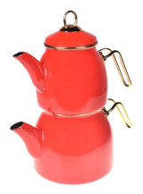 Taşev Sultani Çaydanlık Takımı Kırmızı