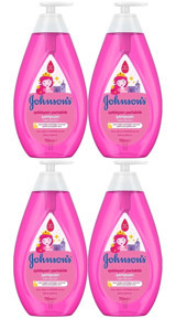 Johnson's Baby Işıldayan Parlaklık Argan Yağlı Bebek Şampuanı 4x750 ml