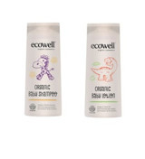 Ecowell Organik Bebek Şampuanı 2x300 ml