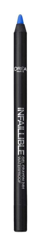 L'oréal Paris Infallible Gel Crayon 10 Suya Dayanıklı Saten Mavi Kalıcı Kalın Uçlu Kalem Eyeliner