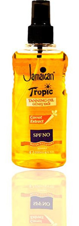 Jamaican Tropic Premium Havuç Yağı Vücut İçin Bronzlaştırıcı Krem 200 ml