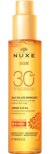Nuxe Huile Solaire 30 Faktör Vücut - Yüz İçin Bronzlaştırıcı Yağ 150 ml