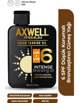 Axwell 6 Faktör Vücut İçin Bronzlaştırıcı Yağ 100 ml