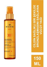 Nuxe Sun 30 Faktör Vücut - Yüz İçin Bronzlaştırıcı Yağ 150 ml