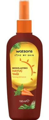 Watsons Havuç Yağı Vücut İçin Bronzlaştırıcı Yağ 150 ml