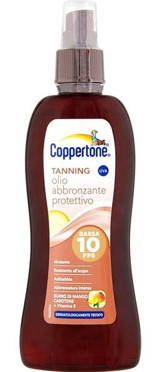 Coppertone Havuç Yağı 10 Faktör Vücut İçin Bronzlaştırıcı Yağ 200 ml