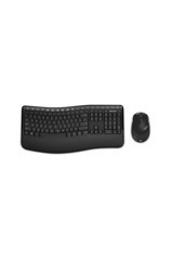 Microsoft Wireless Comfort Desktop 5050 Sessiz Ergonomik Siyah Kablosuz Klavye Mouse Seti