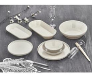 Taç Laterna Palermo 53 Parça 12 Kişilik Stoneware Yuvarlak Yemek Takımı