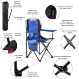 Evolite Nature Katlanabilir Kamp Sandalyesi Mavi