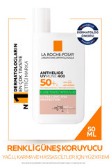 La Roche Posay Anthelios Oil Control Fluid 50 Faktör Renkli Yüz Güneş Kremi 50 ml