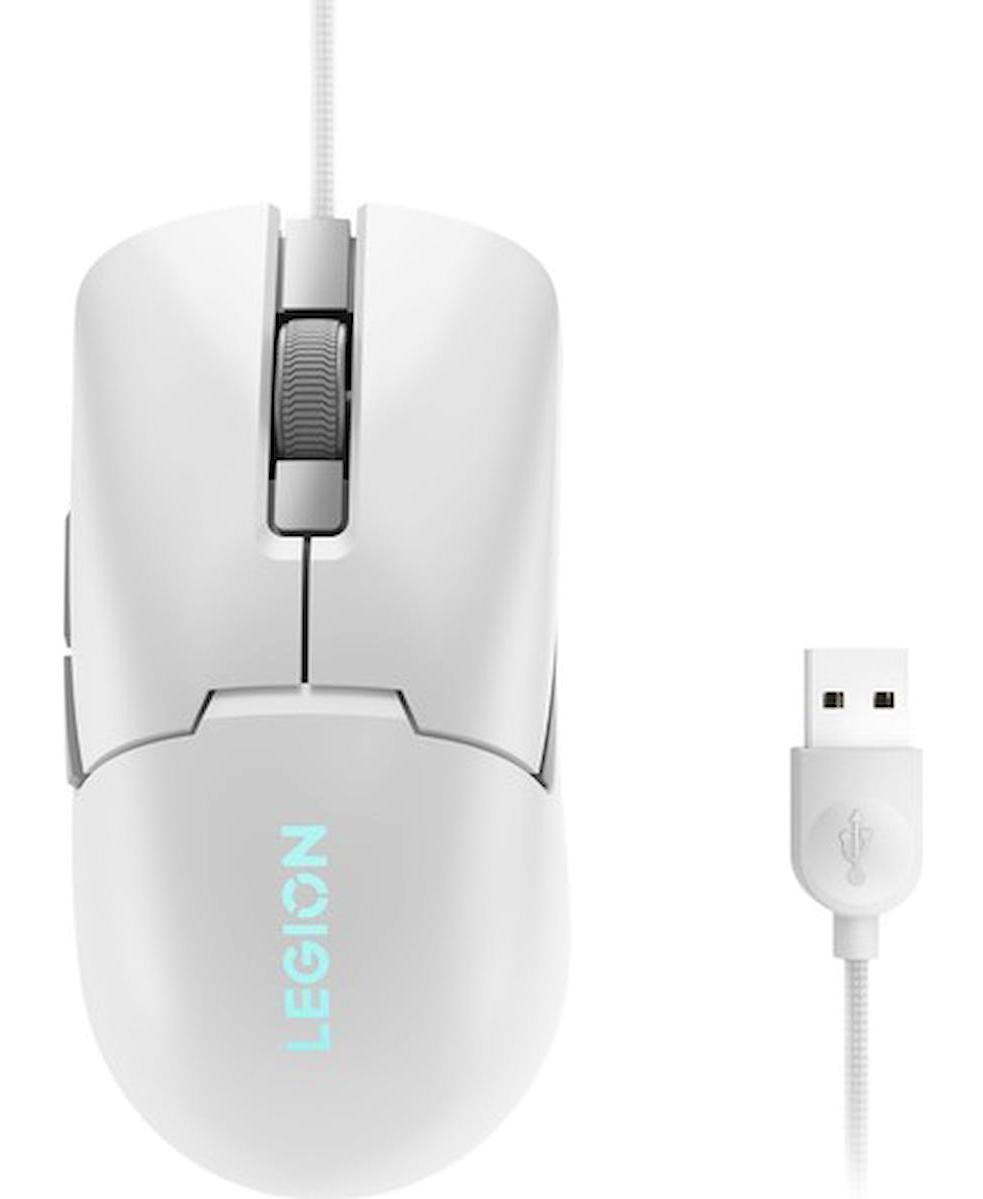 Lenovo Legion M300S Kablolu Beyaz Optik Gaming Mouse