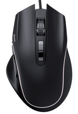 Baseus GAMO Kablolu Siyah Optik Gaming Mouse