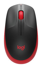 Logitech M190 Kablosuz Kırmızı Siyah Optik Mouse