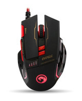 Everest SGM-X10 Kablolu Kırmızı Siyah Optik Gaming Mouse