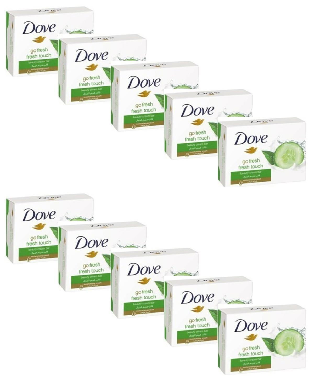 Dove Beauty Cream Bar For Soft-Smooth Skin Salatalık-Yeşil Çay Sabun 10x100 gr