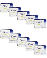 Dove Beauty Cream Bar For Soft-Smooth Skin Sabun 10x100 gr