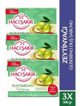 Hacı Şakir Zeytinyağ Sabun 3x125 gr