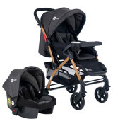 4 Baby AB-460 Active Çift Yönlü Katlanabilir Travel Sistem Bebek Arabası Antrasit