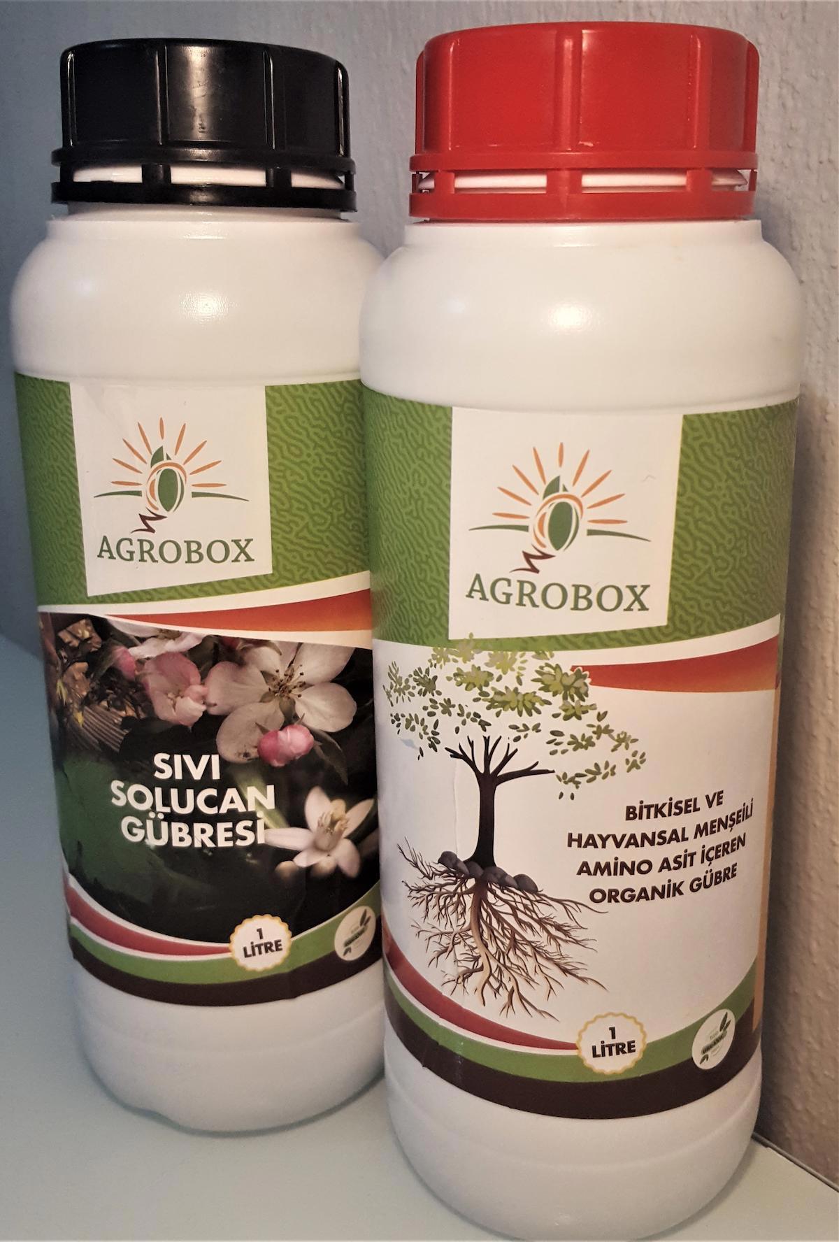 Agrobox-Liquid Amino Asit Solucan Organik Toprak Sıvı Gübre 2 lt