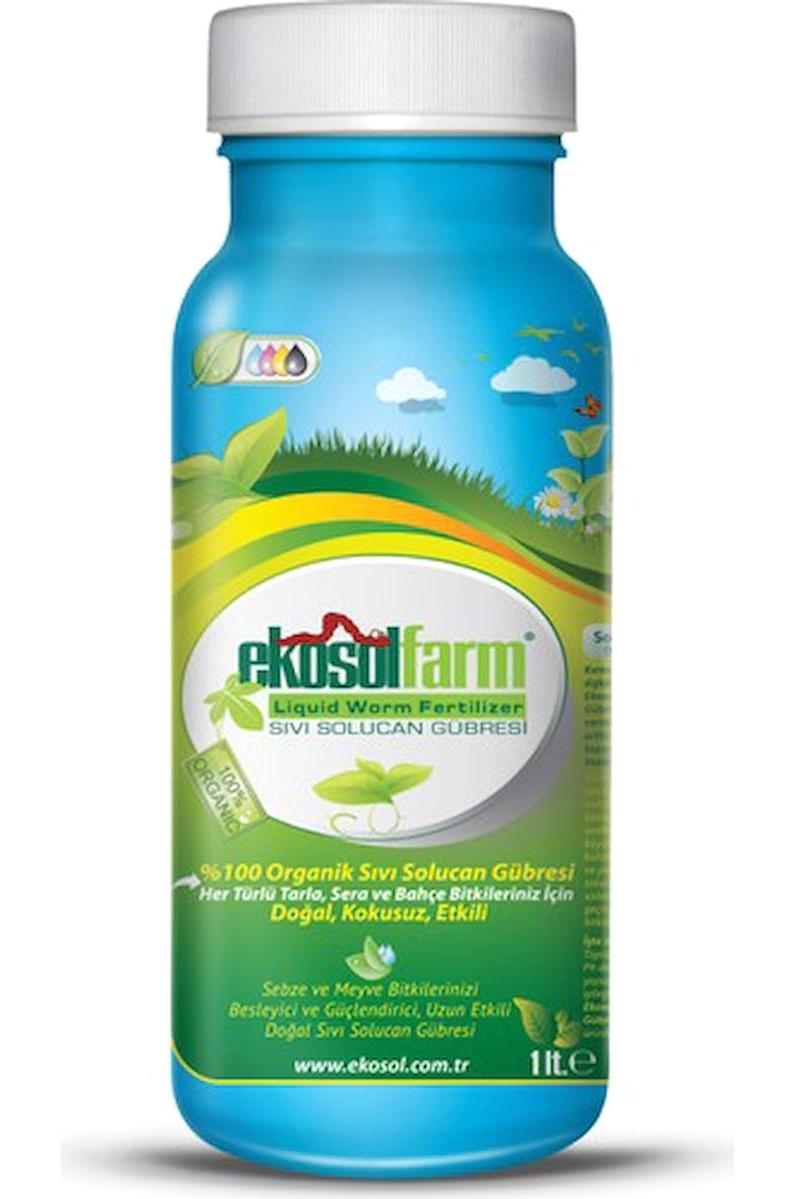 Ekosolfarm Solucan Solucan Organik Toprak Sıvı Gübre 1 kg