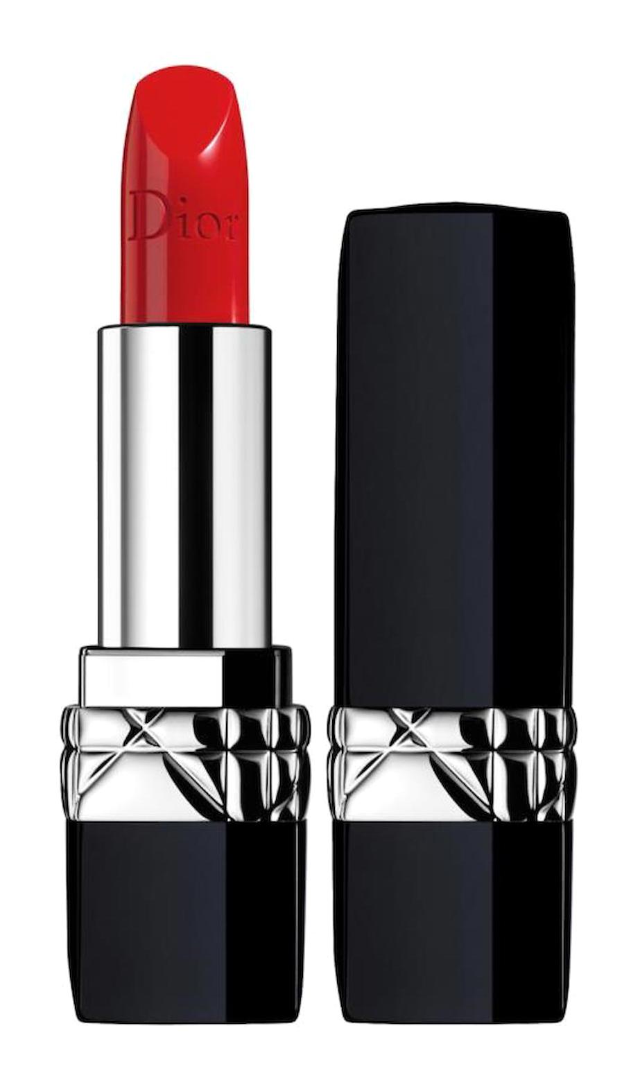 Dior 080 Red Smile Kalıcı Saten Krem Lipstick Ruj