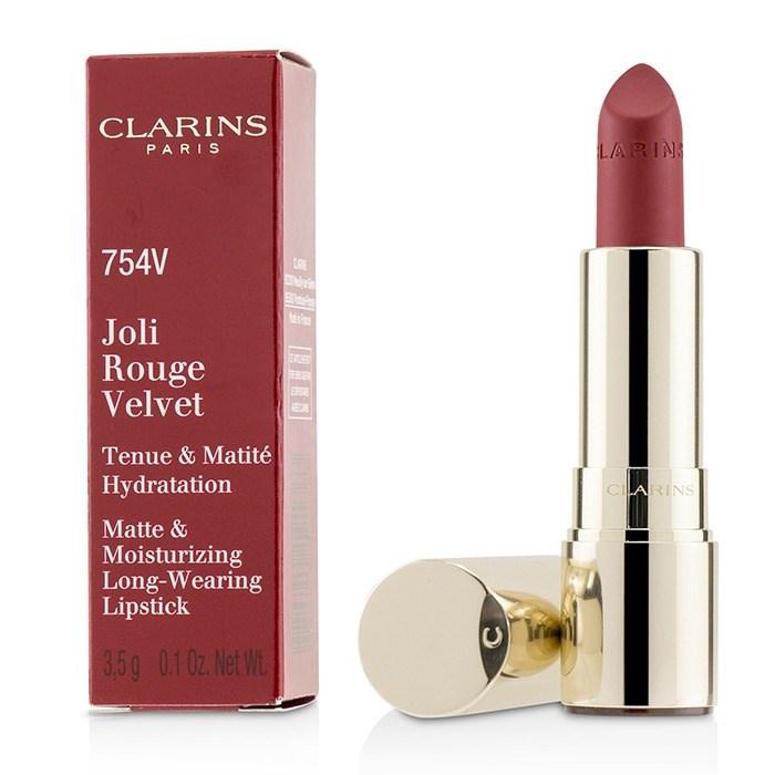 Clarins 754V Deep Red Kalıcı Saten Krem Lipstick Ruj