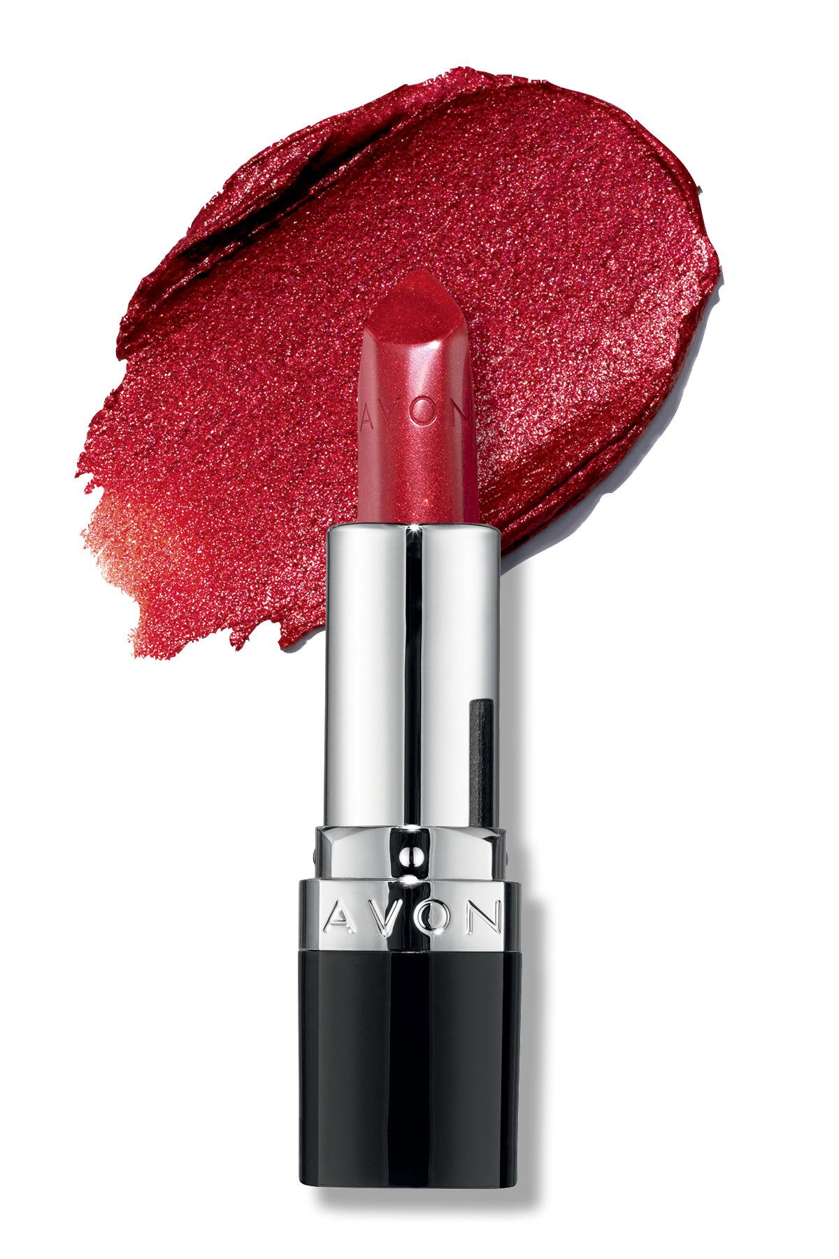 Avon Ruby Glitz Kalıcı Işıltılı Krem Lipstick Ruj