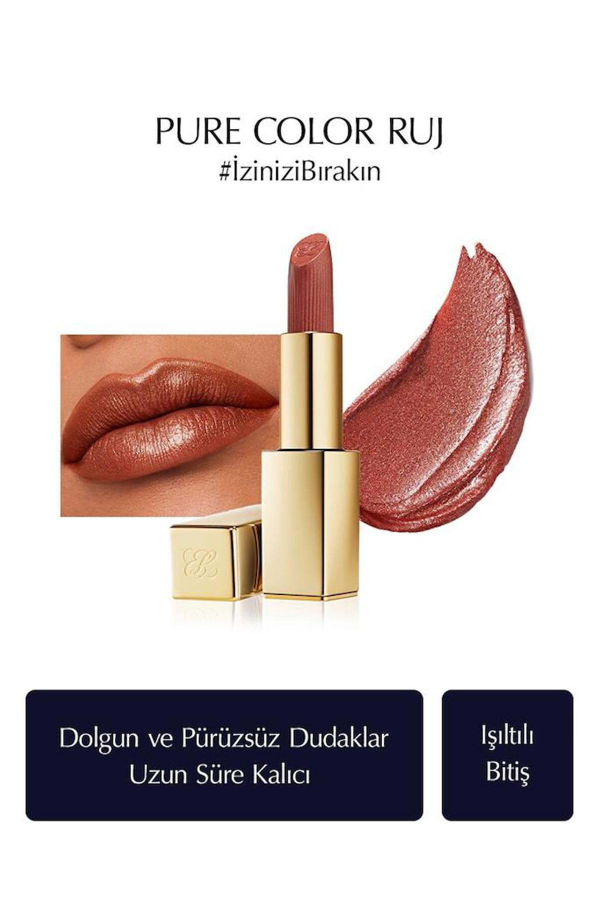 Estee Lauder 111 Kalıcı Işıltılı Krem Lipstick Ruj