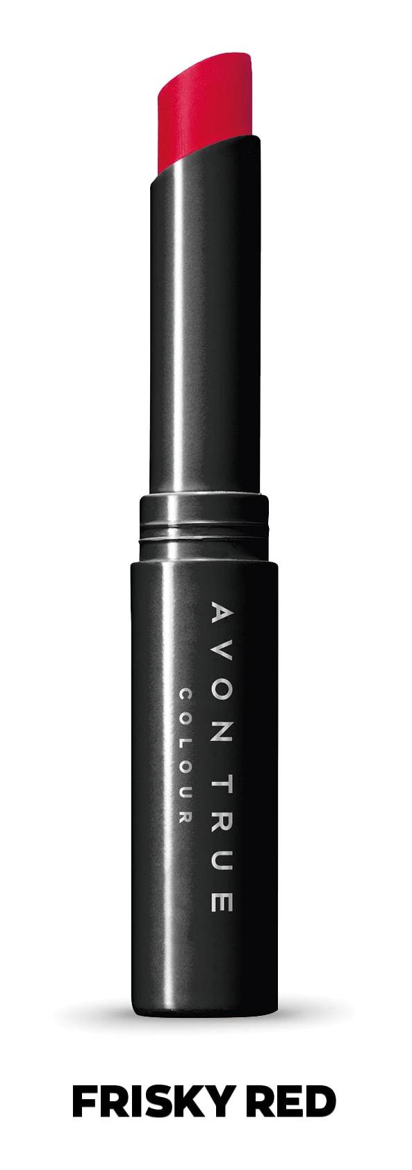 Avon True Colour Total - Twig ve Frisky Red Kalıcı Saten Krem Lipstick Ruj