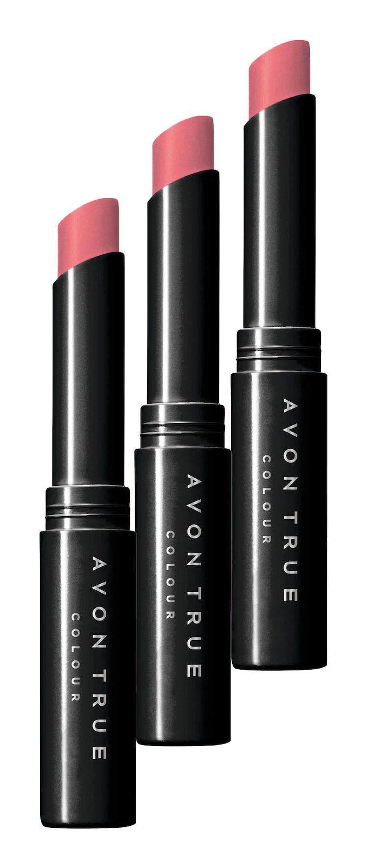 Avon True Colour Lasting Pink Kalıcı Mat Krem Lipstick Ruj 3'lü