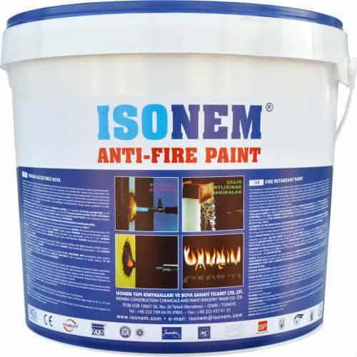 Isonem Antifire Paint Su Bazlı Dış Cephe Boyası 18 kg Beyaz